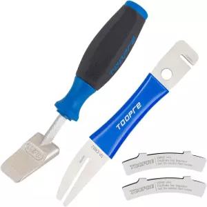 자전거 디스크 브레이크 수리 도구 키트용 틱브로 유압 프레스 4 세트 로터 트루링 포크 조정 갭