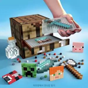 마텔 마인크래프트 무비 실사영화 늑대 악세사리 스켈레톤
