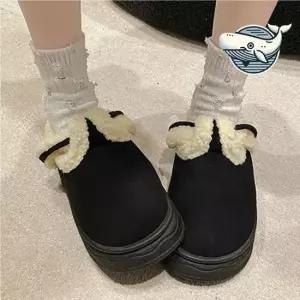 여름용 여성 통굽 슬리퍼 패셔너블 털 슬리퍼 통굽 통굽슬리퍼 털슬리퍼 통굽털슬리퍼