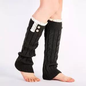 보온레그워머 리나 레이스 레그워머 겨울 보온 패션 프릴 발 토시