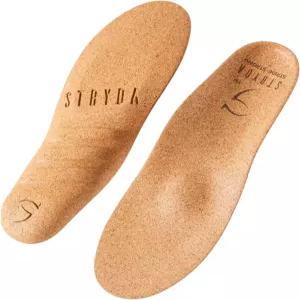 STryDA 슬림 정형외과 깔창 - 100 코르크 밑창으로 자연스러운 발 기능을 촉진합니다 맨발 친화적인 무릎