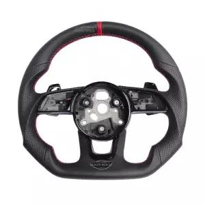 아우디 B9 B95 S RS Sline A4 A5 A6 C7 C8 S4 S5 Q5 8R A3 TT 8S R8 4S Q7 A7 차량용 스포츠 스티어링 휠