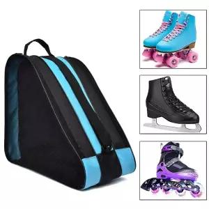 휴대용 롤러 스케이트 가방 스 신발 커버 대용량 통기성 인라인 보관