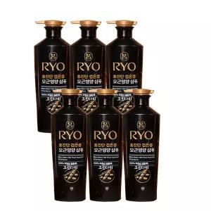 려 홍진단 검은콩 모근영양 샴푸 820ml x6개