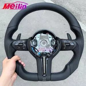 BMW M3 M5 F0 F30 F20 F2 F22 F3 F32 F33 F34 F36 F5 F25 F26 F07 개조용 올블랙 워리어 스티어링 휠