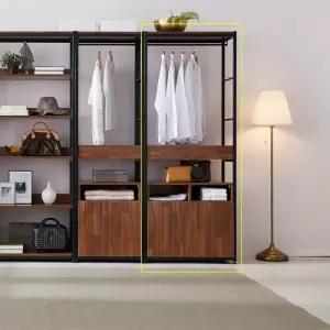 1인가구 리코 선반 행거 800 옷장 드레스룸 수납장