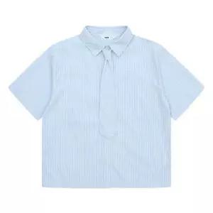 주니어 세이브존03 5부 스트라이프 타이셔츠  25M1352-BL