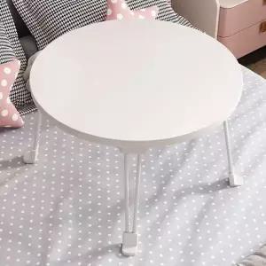 이시아르 원형 좌식책상 노트북테이블 접이식책상 노트북테이블 침대컴퓨터테이블