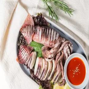 급냉 통손질 오징어 2미 400g*3 내장x 볶음용