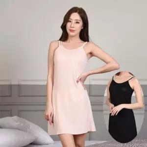 (린다)쿨인견 여성 롱 슬립 원피스 이너 홈드레스