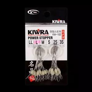 [아웃도어스/머털낚시]키우라 원형 스토퍼 생고무 찌멈춤 고무 KW-102 40개입