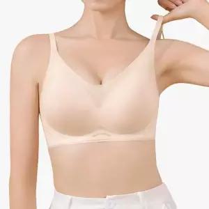 여성 심리스 속옷 일체형패드 노와이어 여름 쿨브라