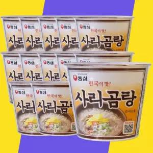 [(주)농심] 사리곰탕 111g 16개