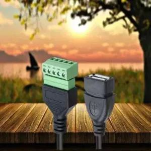 터미널 변환 케이블 USB 2.0 A type female to 5pin