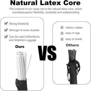 1pcs 40x40cm otorcycle 수하물 그물 자전거 6 후크 연료 탱크 메쉬 웹 번지 블랙 바이크 오토바이 자동차