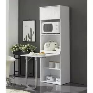 빈티지우드 키큰 접이식 식탁기능 렌지수납장600(4색) 주방 레인지 겸 바