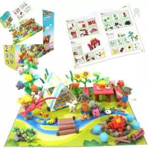 입체 캠핑장 만들기 세트 어린이 미술 놀이 교구 초등학생 창의력 발달 체험 학습