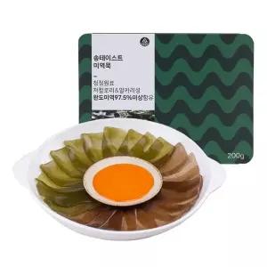 [작심밀도]국내산 저칼로리 해초 미역묵5팩 (묵간장+와사비 포함)
