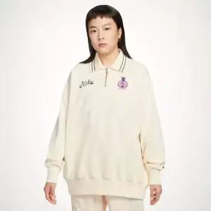 [나이키] 스포츠웨어 여성 오버사이즈 쿼터집 플리스 폴로 - 110 IQ3943 1775698