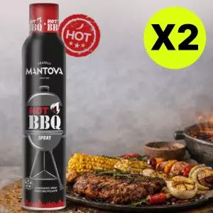 만토바 핫 바베큐 BBQ 오일 스프레이 200ml X2개 캠핑