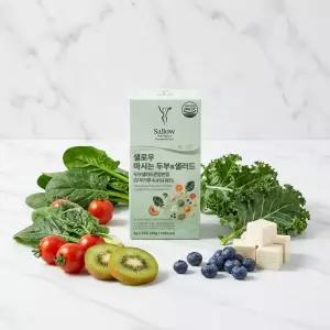 닥터글로우 샐로우 두부x 샐러드 유기농 홀푸드 파우더 3g 마시는 샐러드 60포, 4개