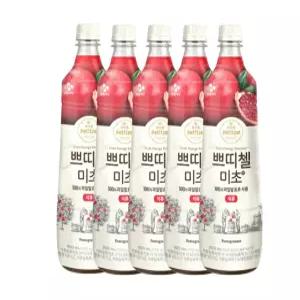 쁘띠첼 미초 석류 900ml 5개