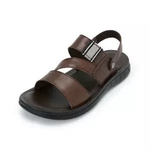 엠.무크 바로 소가죽 투웨이 샌들 다크브라운 517613501AL