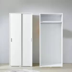 [텐스페이스]위즈W 800 슬라이딩 키큰 옷장 상부선반형 MD5415 (수도권무배)