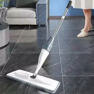 360도 올터치 물걸레 청소 스프레이 극세사 밀대걸레