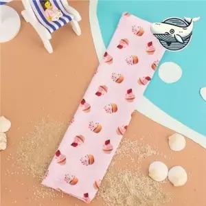 (사이즈-색상 FREE-핑크)여아 자외선 차단 쿨토시 팔토시 컵케익 패턴 아동 유아 어린이 키즈 용 쿨토시 팔