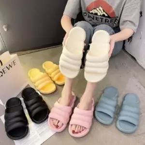 D 마카롱 뚱카롱 구름 무소음 거실 슬리퍼 층간소음방지 푹신한 임산부 산