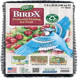 달렌 버드 X 보호 그물망 - 새와 해충을 정원에서 멀리하세요 독성 없음 미국산 7피트 x 20인치