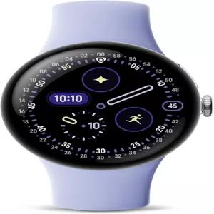 구글 픽셀 워치 4 41mm - 안드로이드 2년간의 데이터 심박수 수면 및 피트니스 추적 30시간 배터리 광택