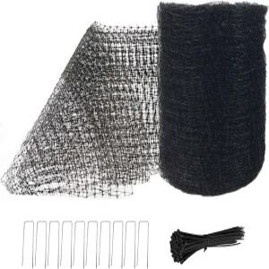 페이토어 사슴 울타리 그물 7 x 100피트 크기의 조류 방지 보호망 재사용 가능한 식물용 정원 그물망 과일