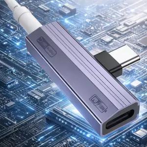 로킨 갤럭시 아이폰 핸드폰 C to C 변환젠더 충전+이어폰 DAC C타입 전더 ROKIN-A-J1