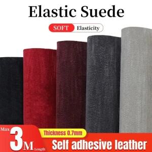 대형 스웨이드 가죽 자체 접착 자동차 인테리어 호환 수정 탄성 패브릭 수리 패치 벨벳 테이프 스티커