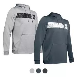 [언더아머] 플리츠 로고 후드티 1345322