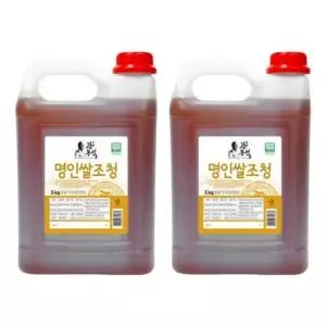 친절한탄씨 강봉석명인쌀조청 5kgx2 .올리고당 물엿 쌀엿 강봉석 쌀조청 물엿