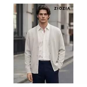 지오지아면100 디테일 가디건 AEE1EC1101 472482