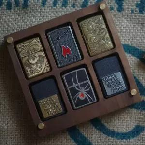 수집함 박스 라이터 우드 케이스 나무상자 수납 지포 보관함 홈인테리어