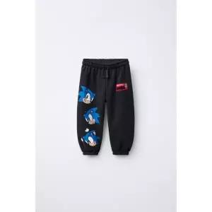 ZARA SONIC ⓒ SEGA 조거 팬츠 - 블루 그레이