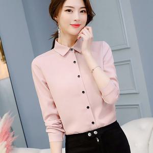 로로스키니 여성 긴팔 셔츠 브라우스 여자 면접 정장 유니폼  화이트 흰색 와이셔츠