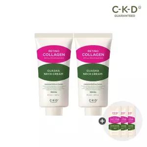 CKD 괄사목주름크림 50ml 리필 2개+콜라겐 앰플 1ml 3매