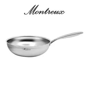 한일 몬트렉스 통5중 무연마제 스텐웍 볶음 튀김 궁중팬 28cm