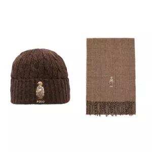 [폴로랄프로렌] 남녀공용 찰스 베어 기프트 세트 목도리 머플러 PC1460 203)