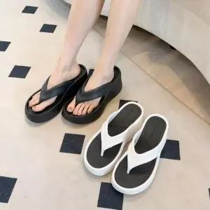 [아트박스]/옷자락 여자 여름 트렌드 통굽 쪼리 슬리퍼