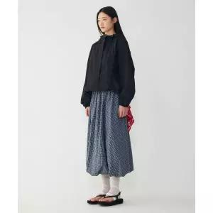 STUDIO TOMBOY 밴딩 체크 벌룬 스커트_그린 91F6232783 355241