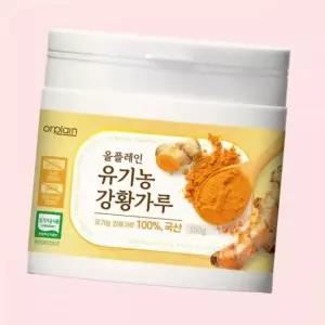 올플레인 유기농 강황가루 국산 초미립자분쇄 150g 1개 4701261