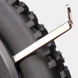 4개의 편안한 그립 스테인리스 스틸 타이어 레버 로드 하이브리드 전기 자전거 수리에 이상적 가볍고 휴대