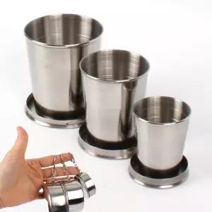휴대용 접이식 스텐컵 등산컵 캠핑컵 기념품 답례품